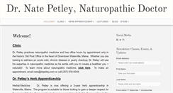 Desktop Screenshot of drpetley.com